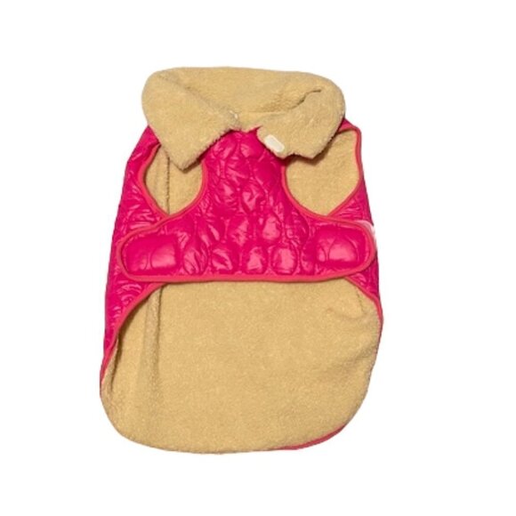 GAP Hot Pink Fleece Lined Puffer Coat for Dogs, Fits 50-75 lbs (2 Available) - Picture 5 of 9